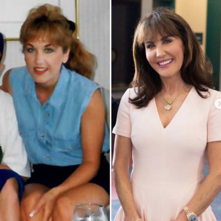 Before and after pictures of Robin McGraw. 